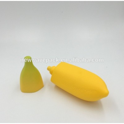 80ml cream container plastic banana shape lotion bottle