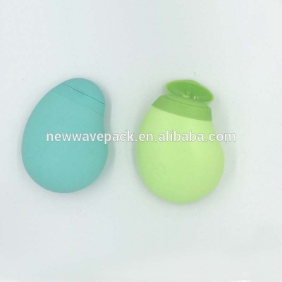 50ml plastic mango shape body lotion mini packaging