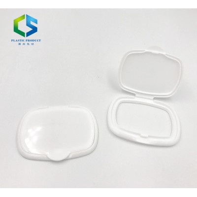 plastic lid for makeup wipe Custom size remover disposable alcohol free baby cleaning makeup wet wipe lid manufacturer