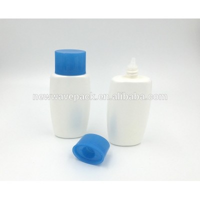 80ml plastic empty body lotion bottle sun screen bottle