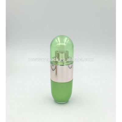 50ml plastic lotion airless bottle with pump